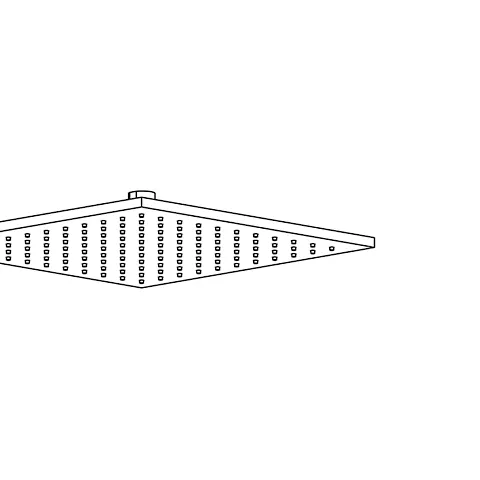 Kludi A-QA Tellerkopfbrause eckig 300 mm, flache Ausführung, chrom