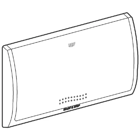 Grohe Abdeckplatte Classic 37053, 330x190mm, mattchrom Grohe Abdeckplatte Classic 37053, 330x190mm, mattchrom