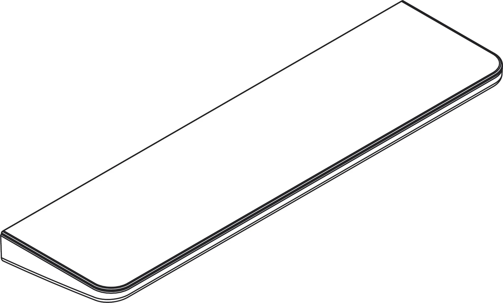 Hansgrohe AXOR Universal Circular Ablage 400, Chrom