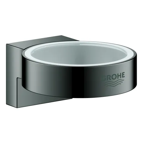 Halter Selection 41027, für Glas/Seifenspender, chrom Farbe: hard graphite Halter Selection 41027, für Glas/Seifenspender, chrom Farbe: hard graphite