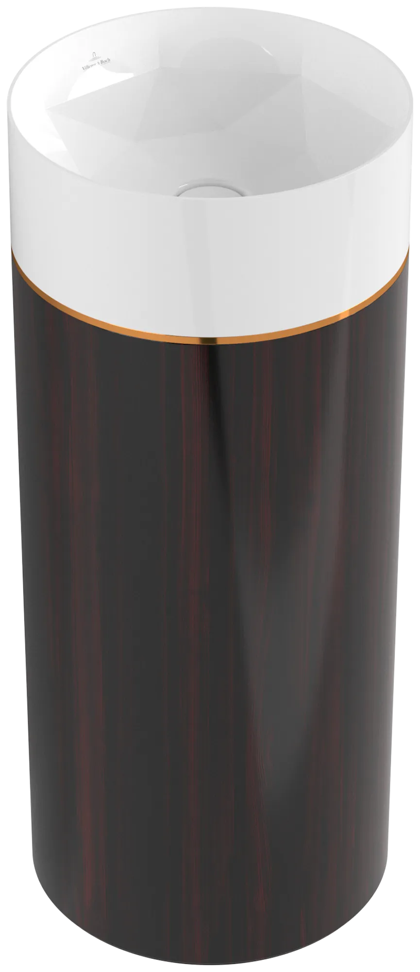 Villeroy & Boch Waschtischschale aus TitanCeram „Octagon“ ⌀ 400 mm in Dark Chestnut Villeroy & Boch Waschtischschale aus TitanCeram „Octagon“ ⌀ 400 mm in Dark Chestnut