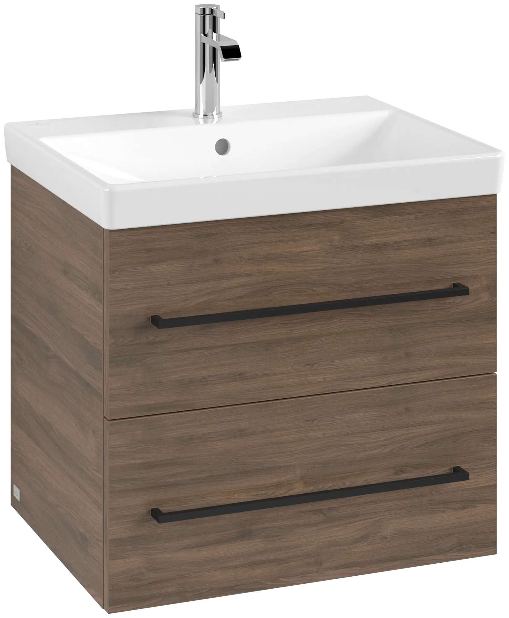 Villeroy & Boch Waschbeckenunterschrank Avento, Arizona Oak, 576x514x450 mm, Eckig, 2 Auszüge, SoftClosing