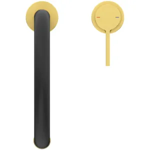 2-Loch Küchenarmatur Gusto Ausladung 225mm Semi-Pro 2-Funktionsbrause Brushed Gold 2-Loch Küchenarmatur Gusto Ausladung 225mm Semi-Pro 2-Funktionsbrause Brushed Gold