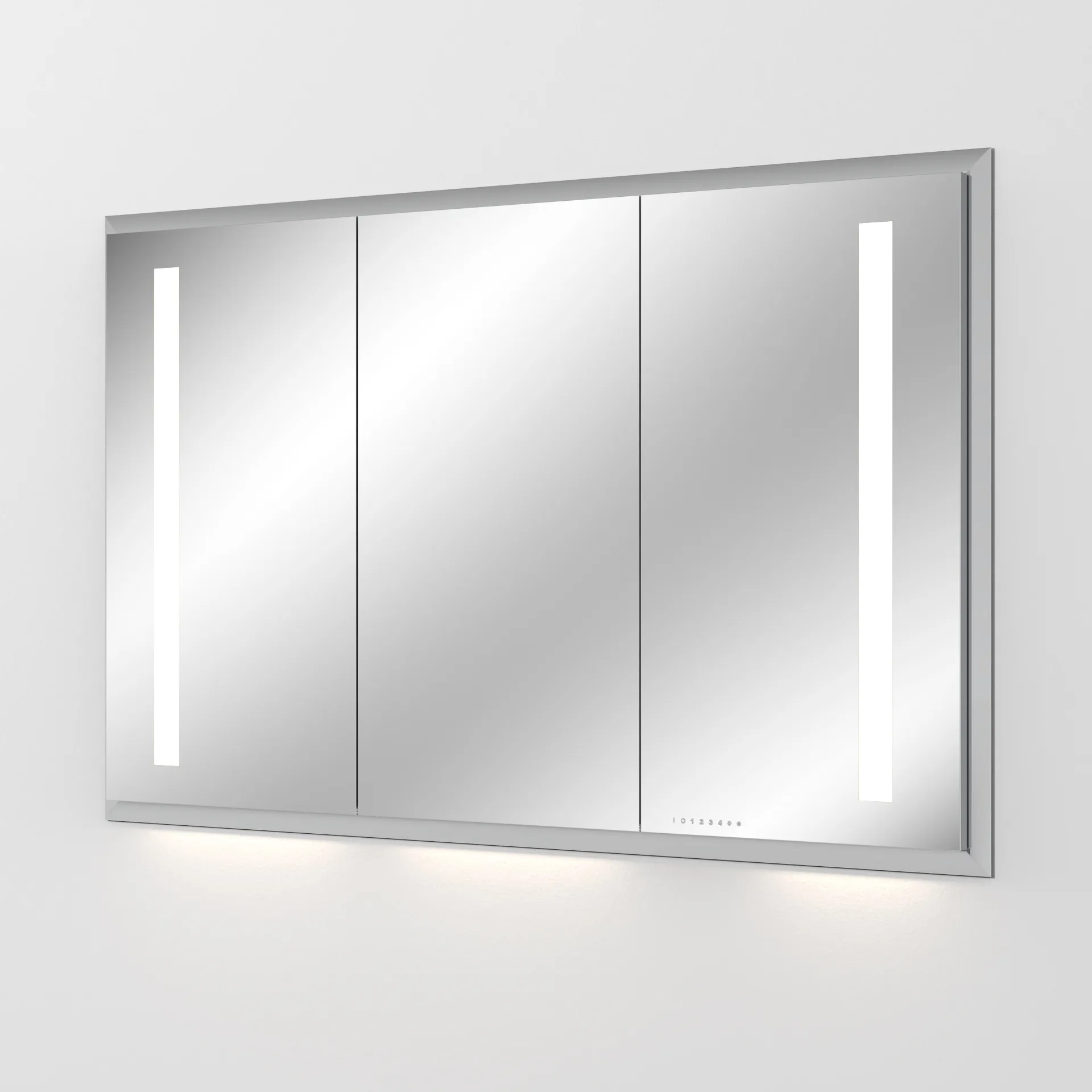 Sanipa Wandeinbau Spiegelschrank „Wilma“ 1249 × 750 × 173 mm Anschlag rechts, rechts, Anschlag rechts Sanipa Wandeinbau Spiegelschrank „Wilma“ 1249 × 750 × 173 mm Anschlag rechts, rechts, Anschlag rechts