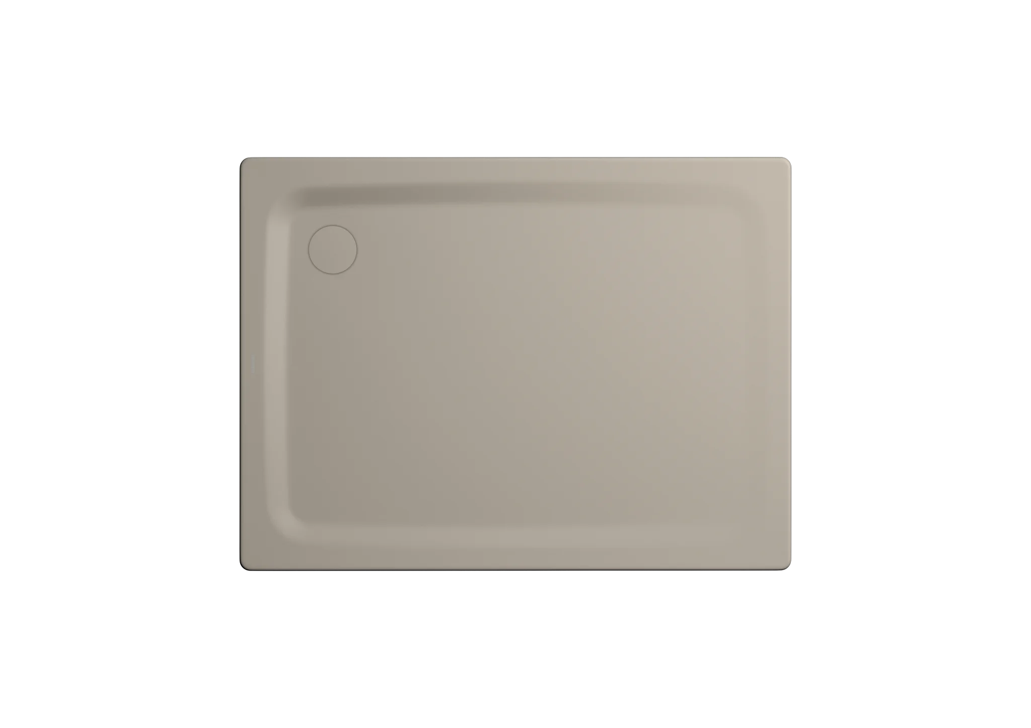 Kaldewei rechteck Duschwanne „Superplan Classic“ 90 × 120 cm ohne Oberflächenbeschichtung, mit Perl-Effekt, in warm grey 30