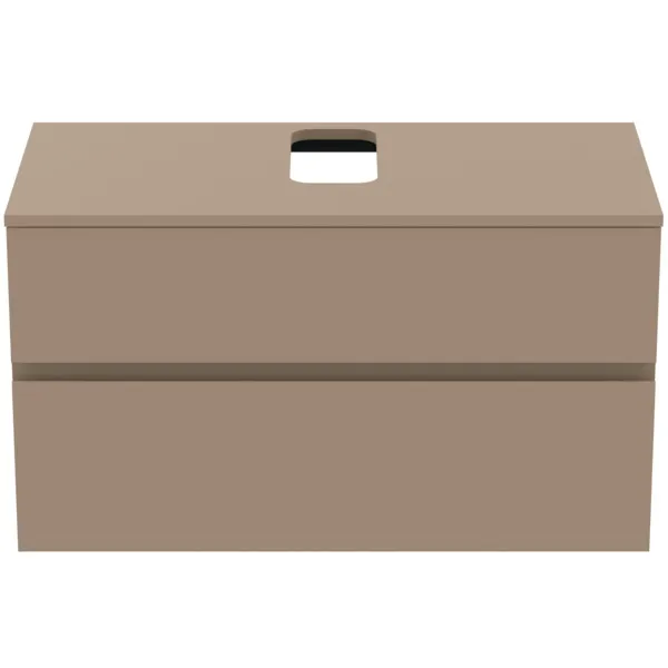 Ideal Standard Waschtischunterschrank „Finesse“ 100,2 × 55,8 × 50,5 cm Greige matt
