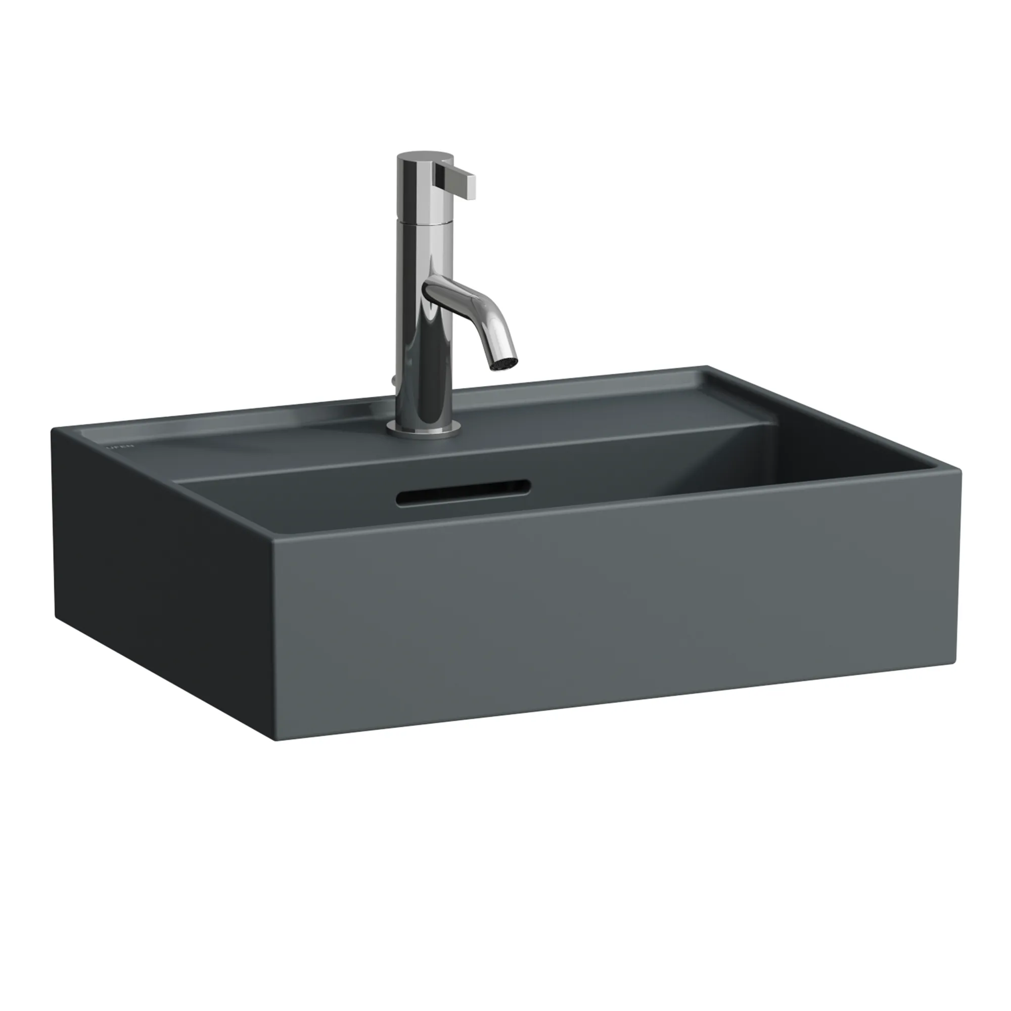 Handwaschbecken Kartell • 340x450x140 1 Hahnloch mit Überlauf Standardablauf weiß