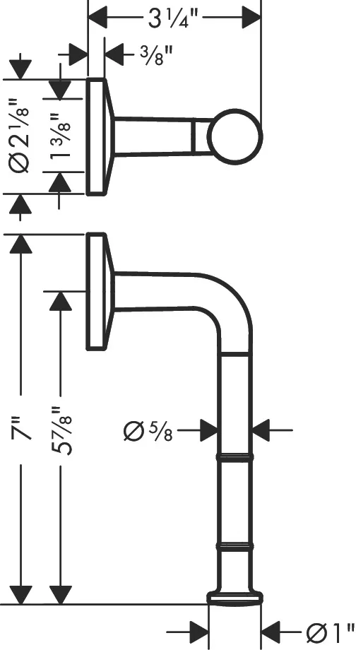 Toilettenpapierhalter Axor Universal Circular chrom Toilettenpapierhalter Axor Universal Circular chrom