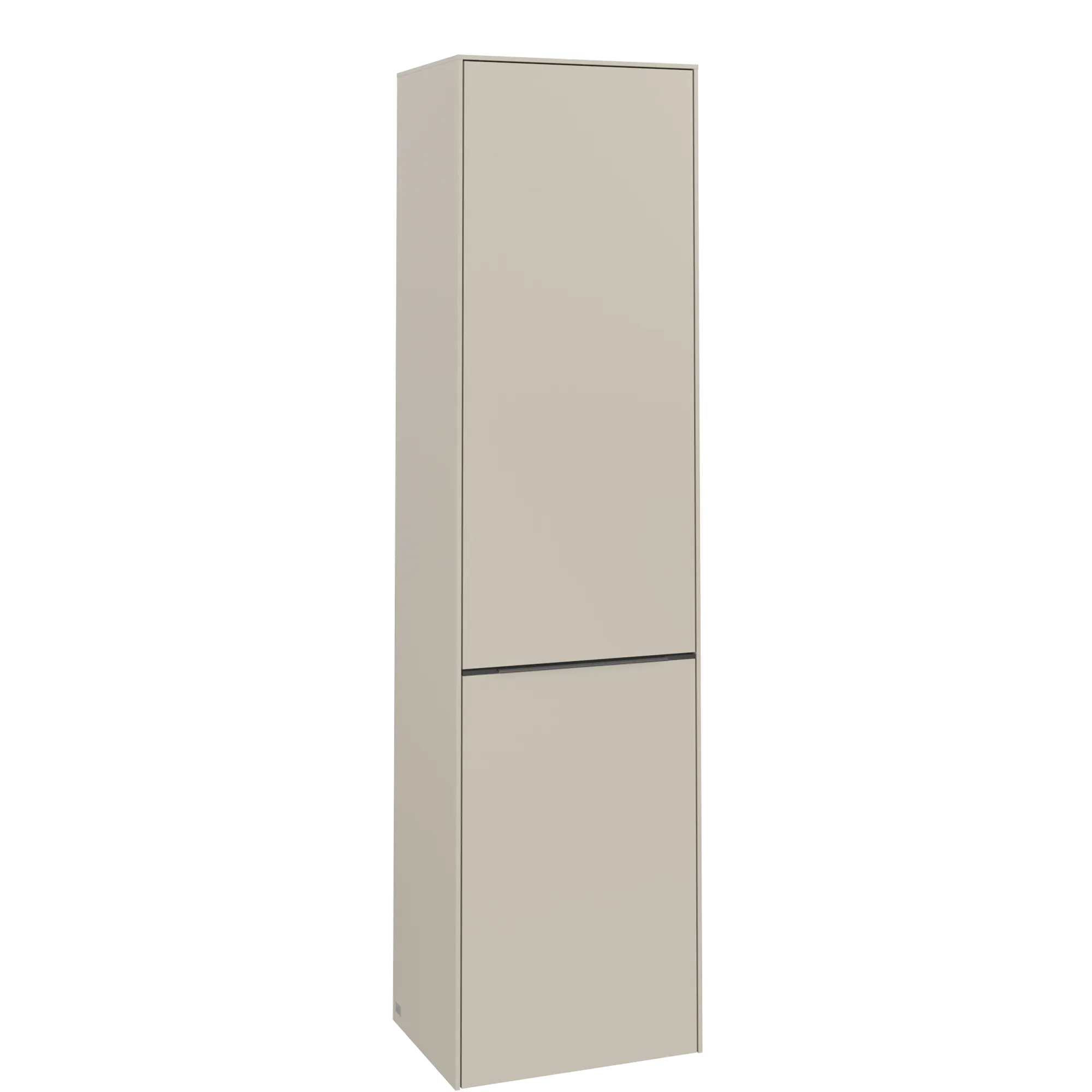 Villeroy & Boch Hochschrank mit Wäschekorb-Klappe „Subway 3.0“ 45 × 171 × 36,2 × 36,2 cm 1 Tür, 1 Wäscheklappe, 1 × fixer Fachboden, Anschlag: rechts, 2 × Glasfachboden, 1 Tür, Anschlag rechts