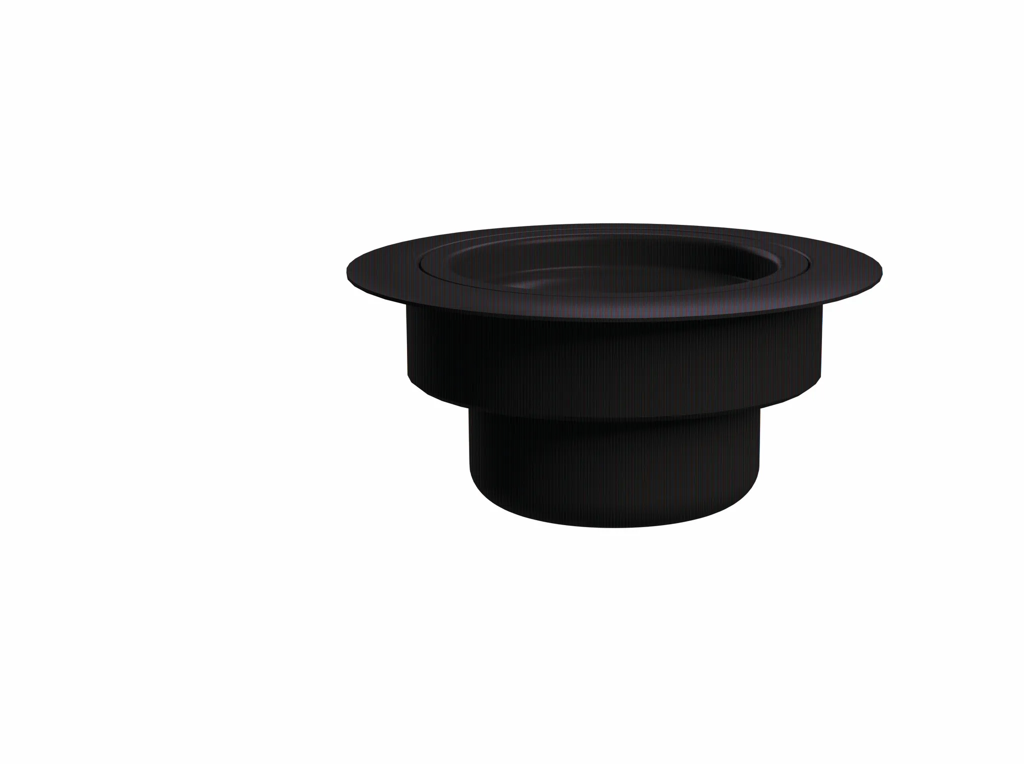 Geruchsverschluss ORIO 60 mit Schraubventil, schwarz Geruchsverschluss ORIO 60 mit Schraubventil, schwarz