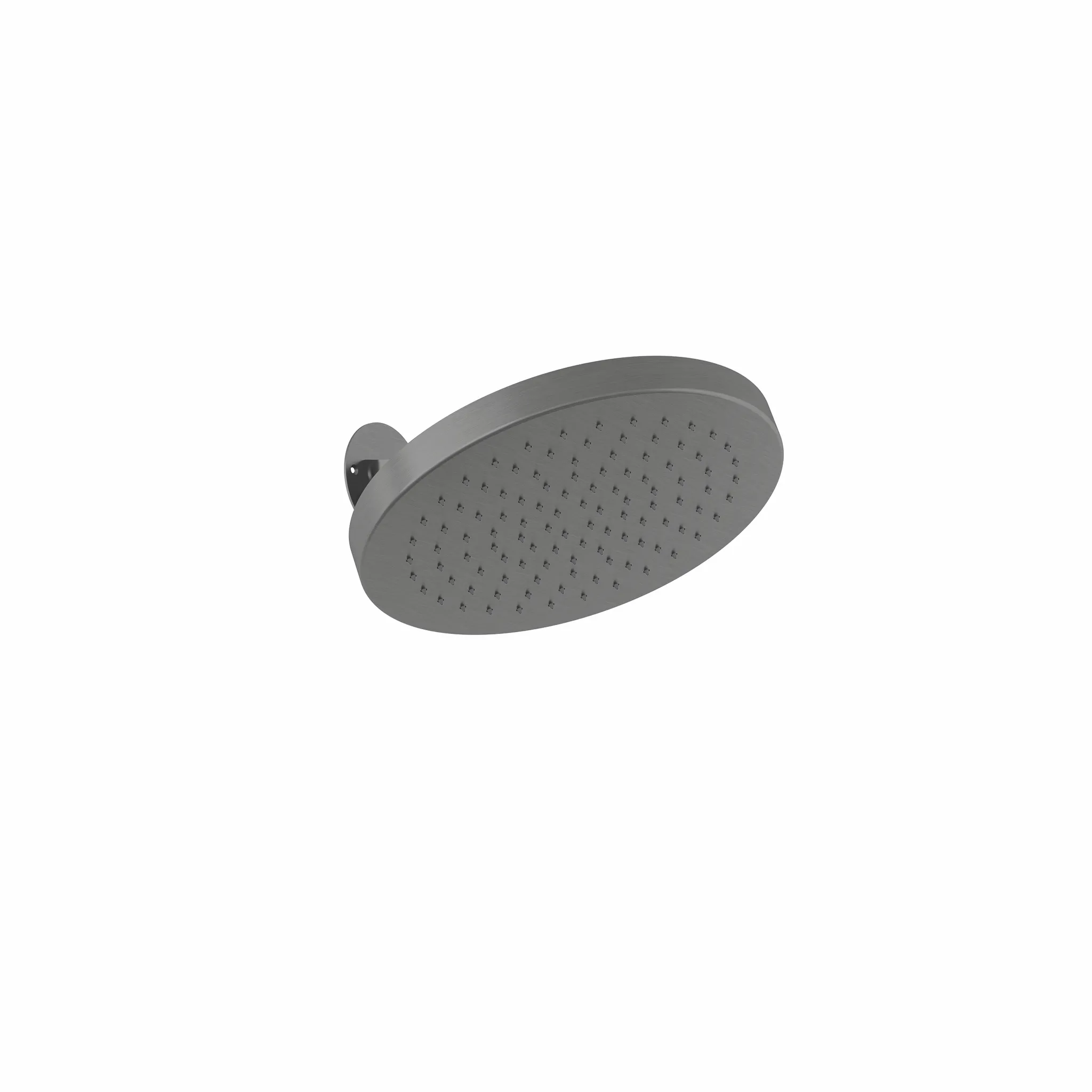 Kludi-ASANA Kopfbrause Brushed Gunmetal PVD, 325 mm Durchmesser, 1 Strahlart 'summer rain', DN 15, G1/2 Anschluss, Brausearm mit 185 mm Ausladung Kludi-ASANA Kopfbrause Brushed Gunmetal PVD, 325 mm Durchmesser, 1 Strahlart 'summer rain', DN 15, G1/2 Anschluss, Brausearm mit 185 mm Ausladung