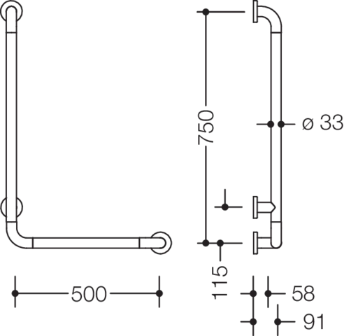 HEWI Haltegriff „Serie 801“