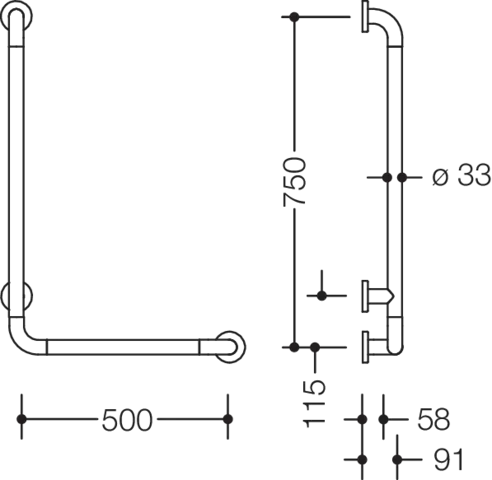 HEWI Haltegriff „Serie 801“ HEWI Haltegriff „Serie 801“