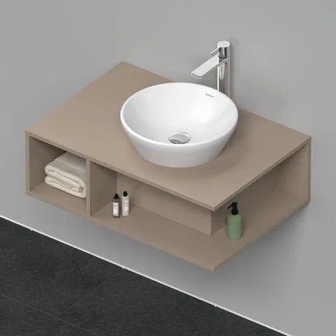 Duravit Waschtischunterschrank wandhängend „D-Neo“ 80 × 26 × 55 cm Leinen