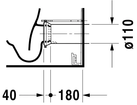 Stand-WC Kombi Darling New 630 mm Tiefspüler,f.SPK,Abg.Vario,weiß,HYG