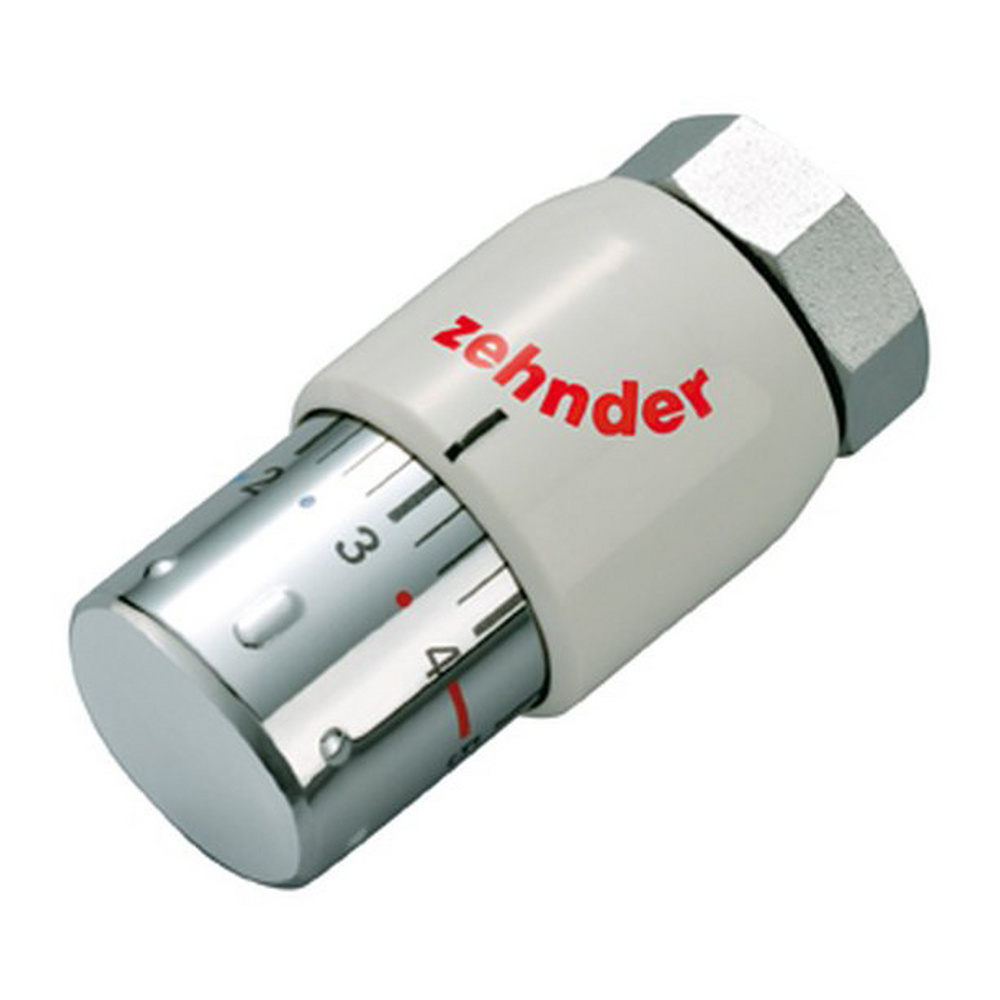Zehnder Heizkörperthermostat mit Flüssigfühler „SH“ in weiß / chrom Zehnder Heizkörperthermostat mit Flüssigfühler „SH“ in weiß / chrom
