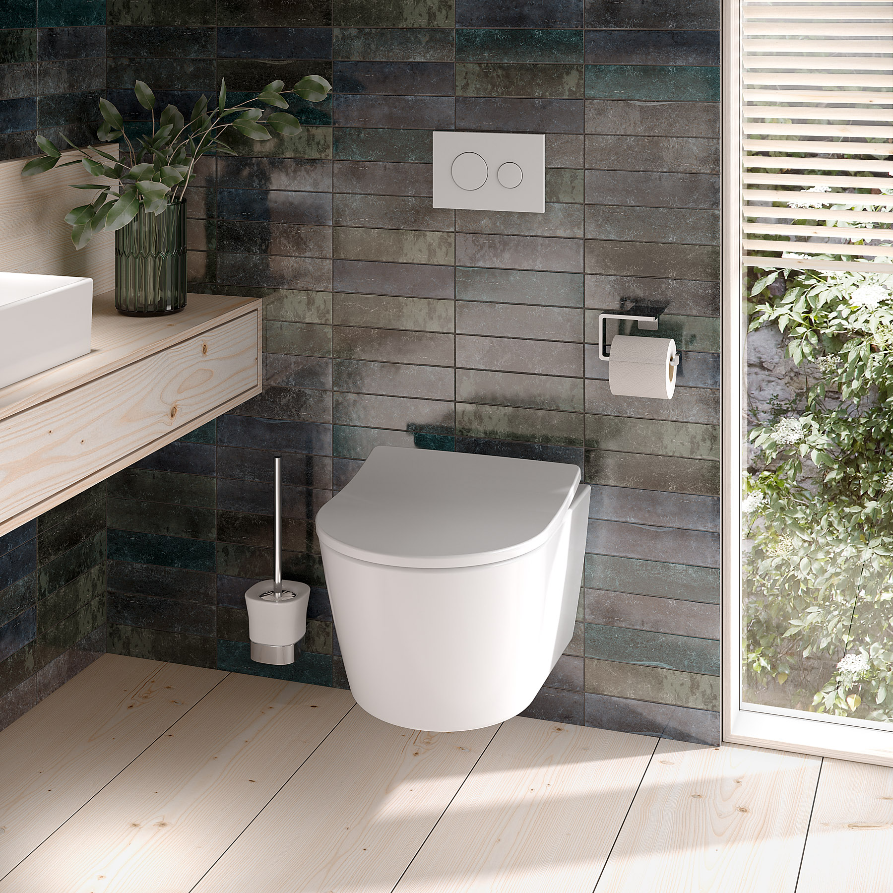 Toto WC-Sitz mit Absenkautomatik „RP compact“ 385 × 428 × 68,5 mm in weiß Toto WC-Sitz mit Absenkautomatik „RP compact“ 385 × 428 × 68,5 mm in weiß