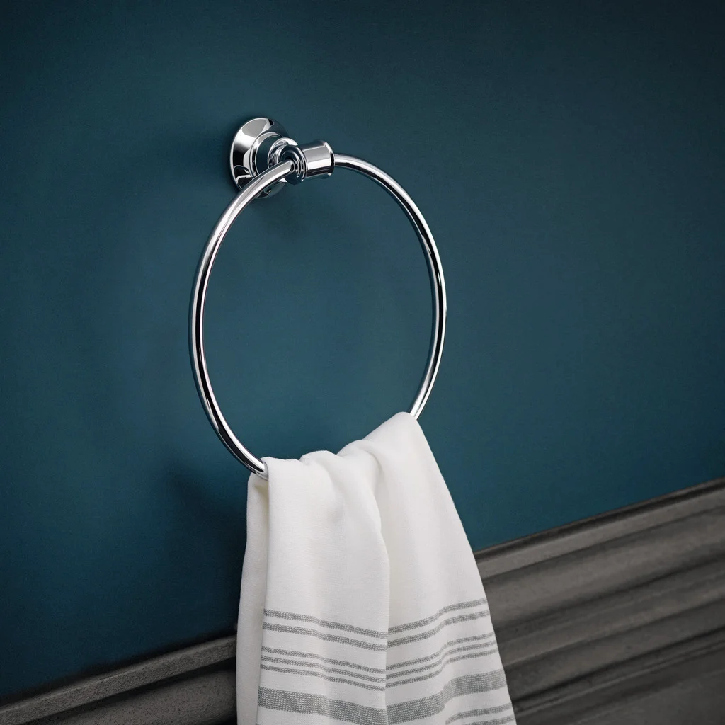 Hansgrohe AXOR Montreux Handtuchring chrom, schwenkbar, Wandmontage mit verdeckter Befestigung, Bohrabstand 35 mm, Bohrloch Ø 6 mm Hansgrohe AXOR Montreux Handtuchring chrom, schwenkbar, Wandmontage mit verdeckter Befestigung, Bohrabstand 35 mm, Bohrloch Ø 6 mm