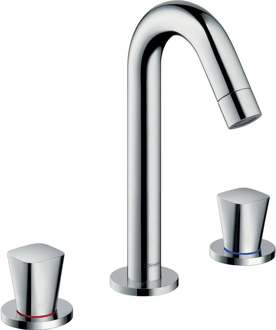 3-Loch Waschtischarmatur Logis chrom
