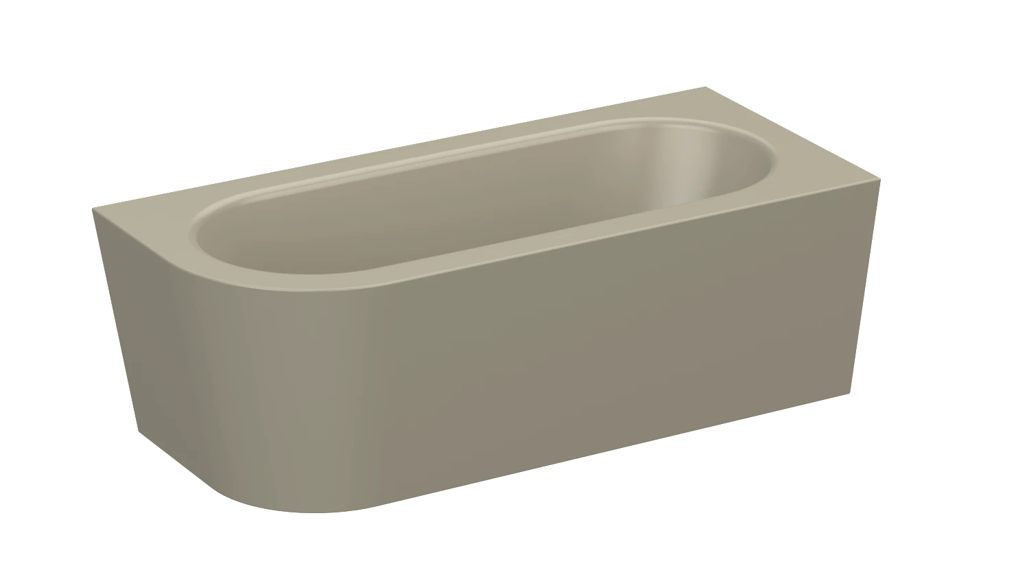 Bette rechteck Badewanne „BetteStarlet V Silhouette“ 165 × 75 cm in Cashmere