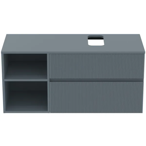 Ideal Standard Waschtischunterschrank „Finesse“ 120,2 × 55,8 × 50,5 cm Aschblau matt