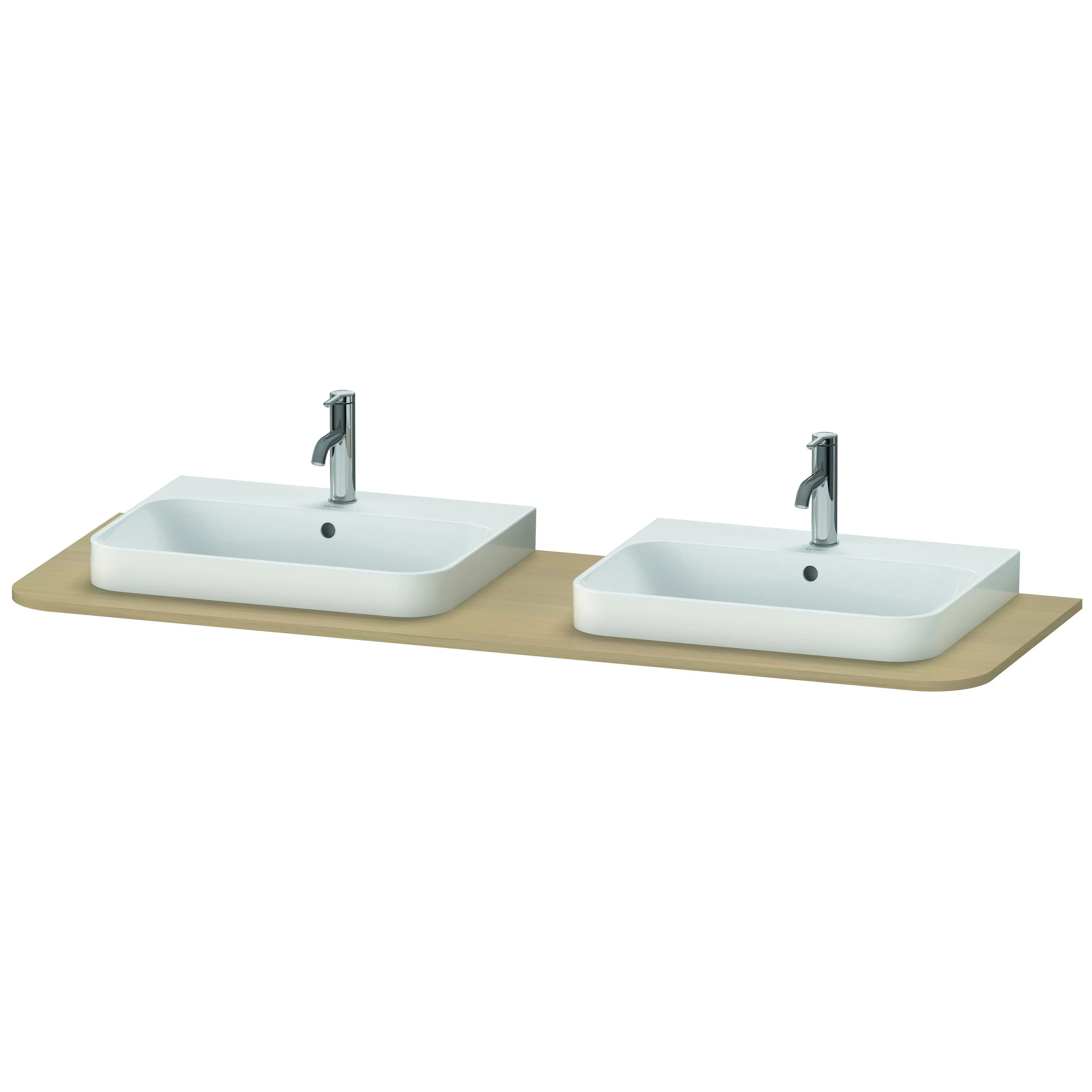 Duravit Konsole „Happy D.2 Plus“, links und rechts in Mediterrane Eiche