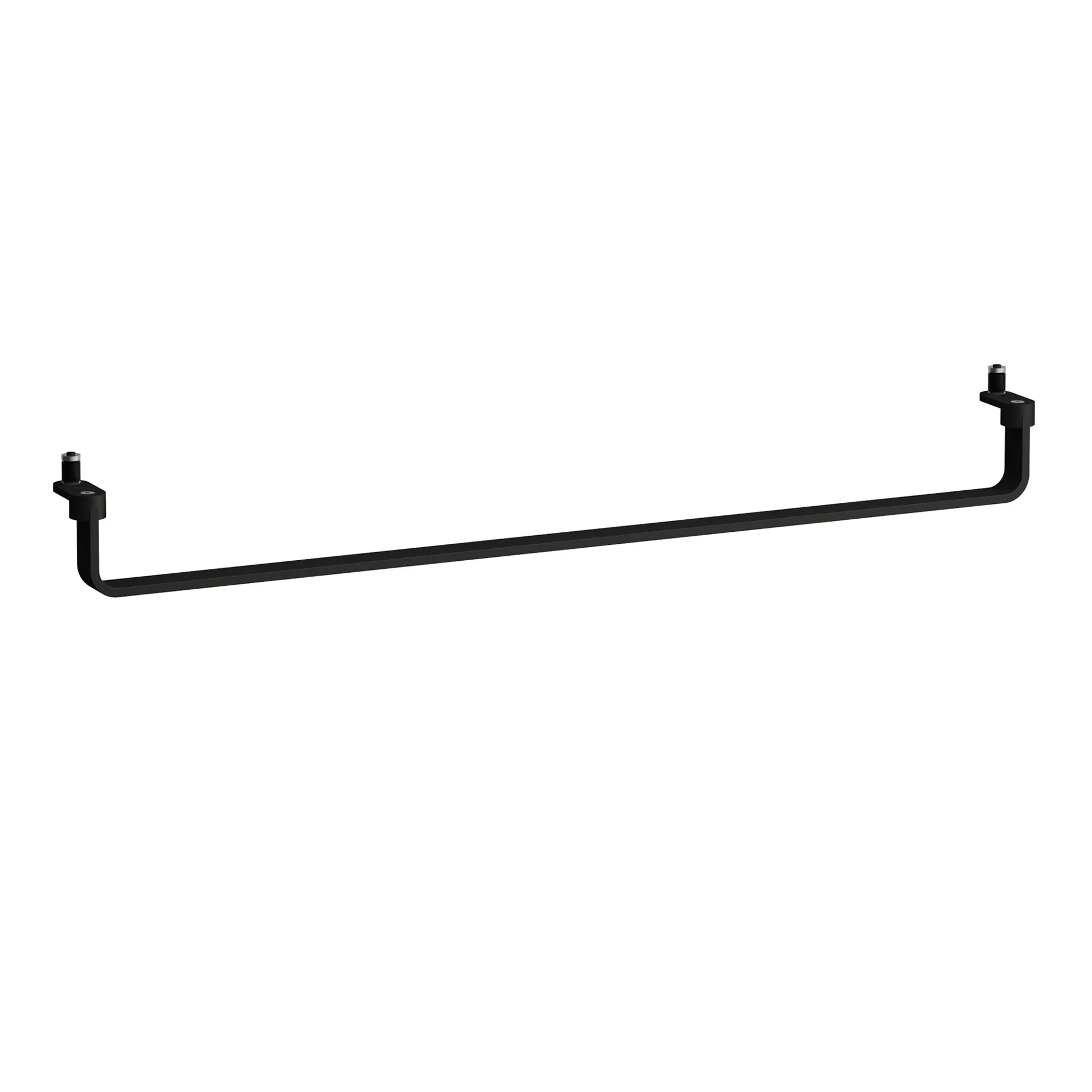 Laufen LANI Handtuchhalter Reling 750 mm, schwarz matt Laufen LANI Handtuchhalter Reling 750 mm, schwarz matt