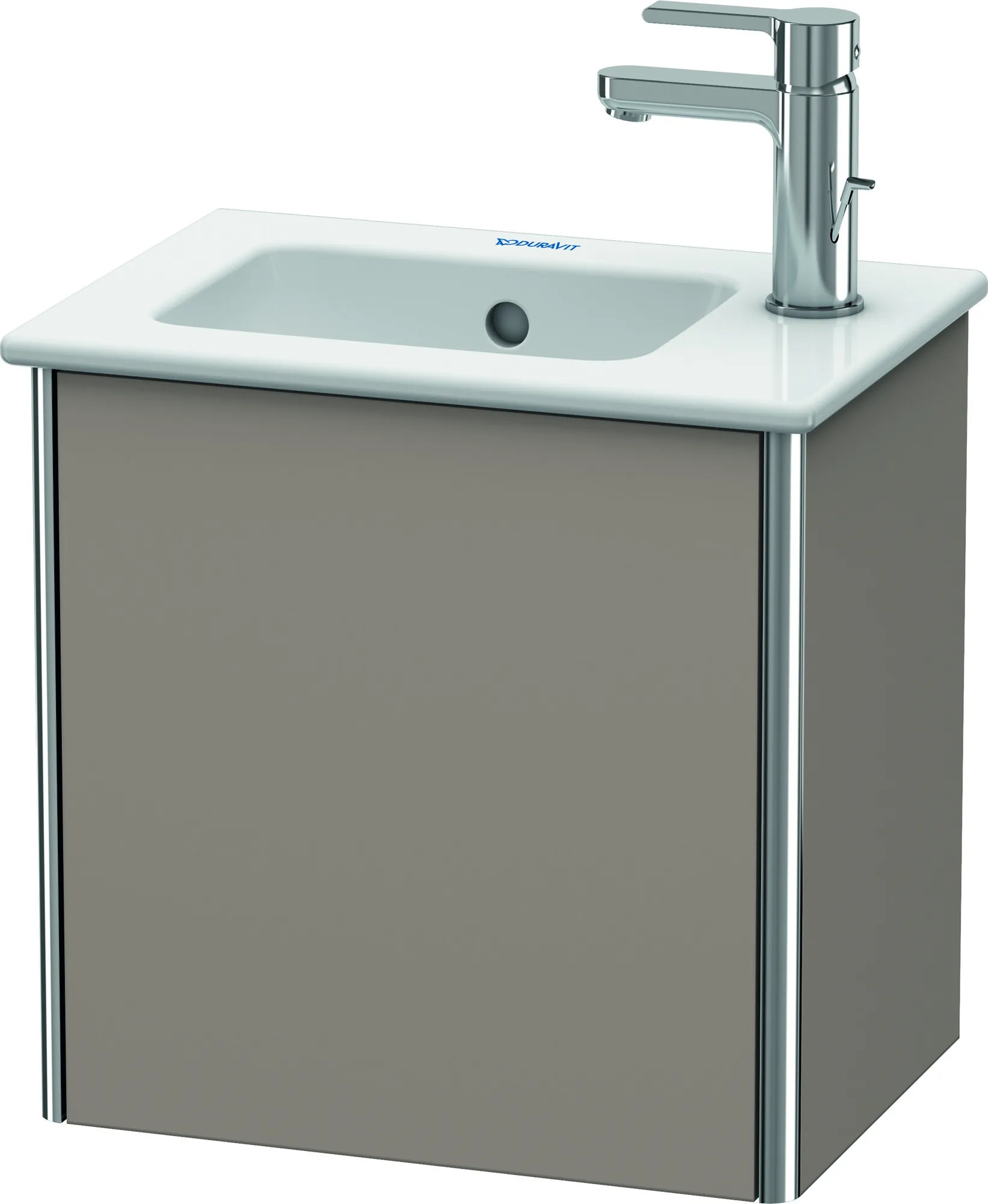 Duravit Waschtischunterschrank wandhängend „XSquare“ 41 × 40 × 28,9 cm Basalt Matt