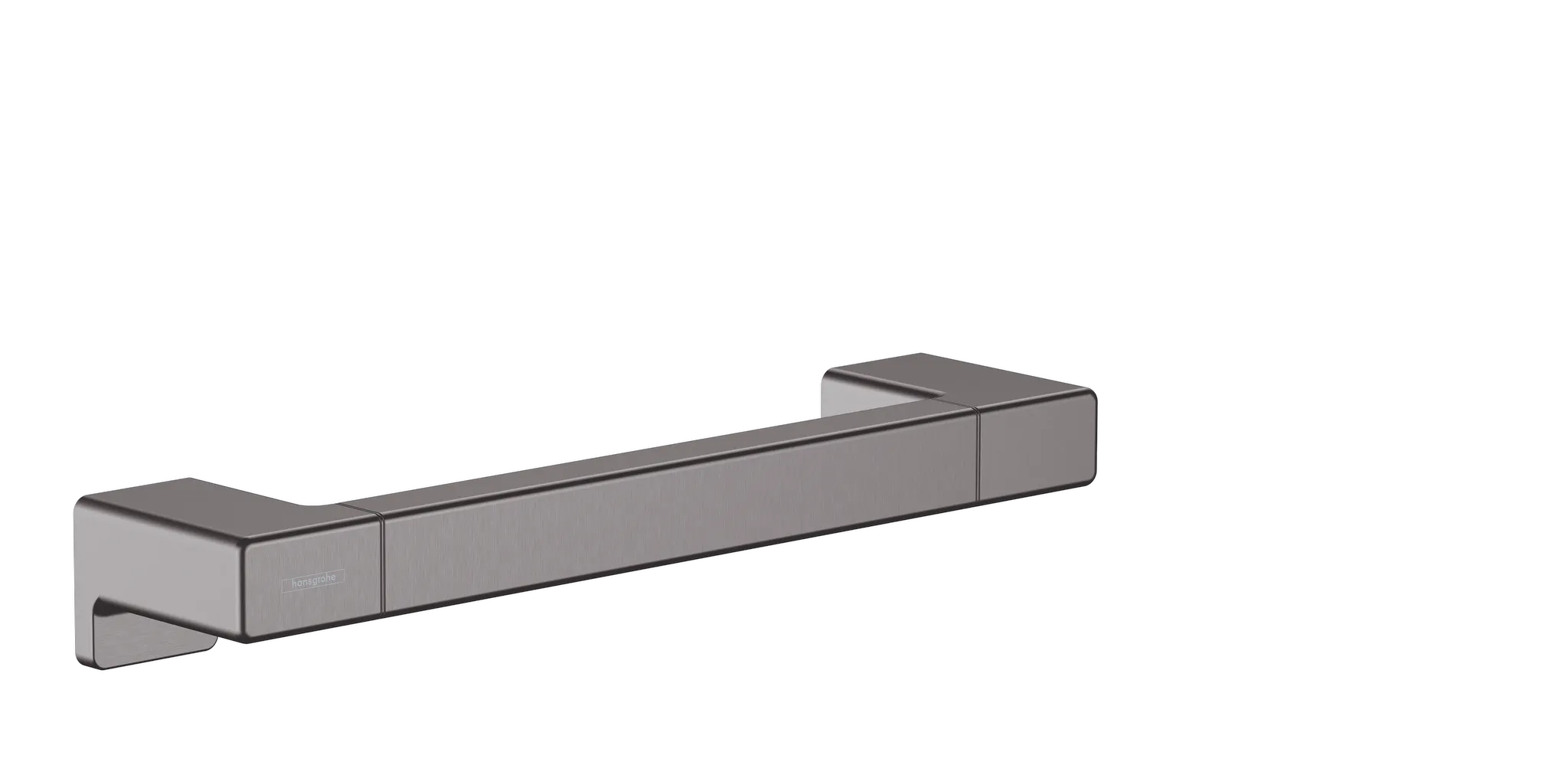Hansgrohe AddStoris Q Haltestange, Brushed Black Chrome, Wandmontage, Länge 348 mm, Bohrabstand 326 mm