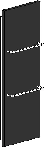 BEMM Designheizkörper Cinier LCL-2200x100x0500 Baron, mit Lamellen, Farbton BEMM Designheizkörper Cinier LCL-2200x100x0500 Baron, mit Lamellen, Farbton