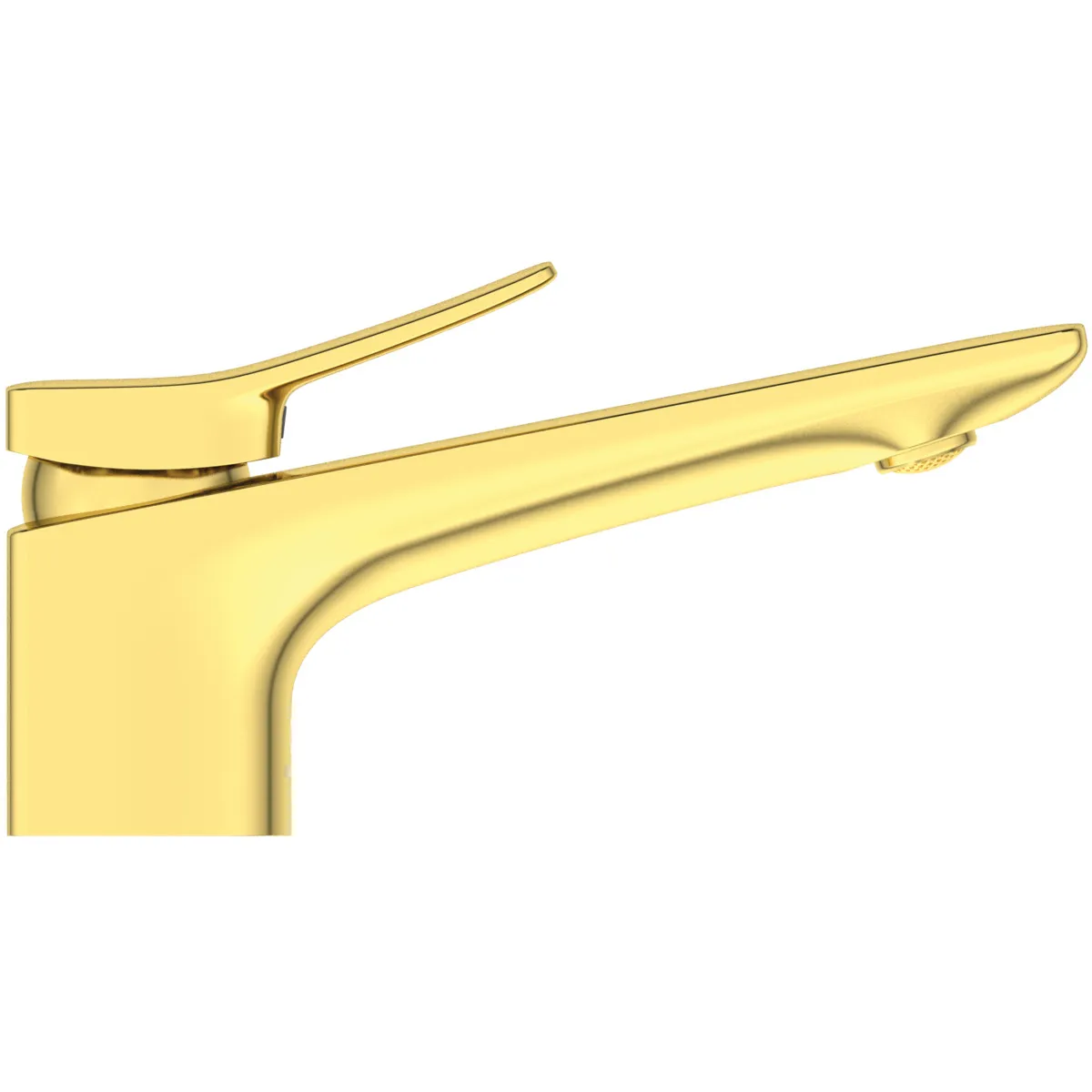 Ideal Standard Waschtischarmatur Conca Arm, DN 15, Ausladung 132 mm, Brushed Gold