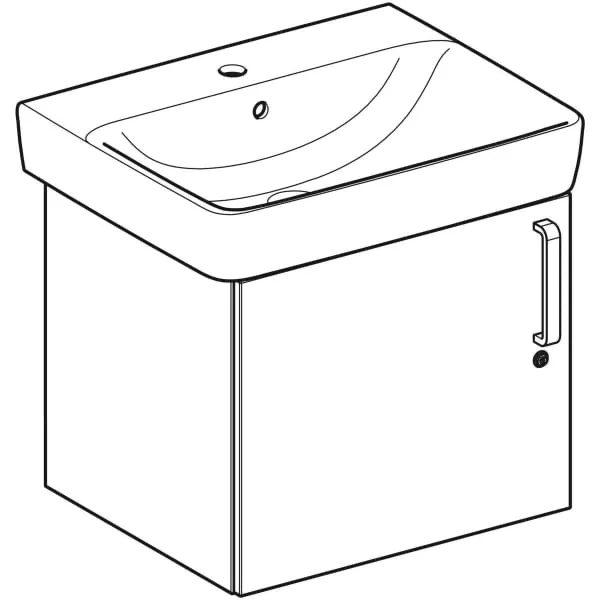 Geberit Waschtischunterschrank „Bambini“ 59,5 × 56,3 × 48,3 cm Geberit Waschtischunterschrank „Bambini“ 59,5 × 56,3 × 48,3 cm