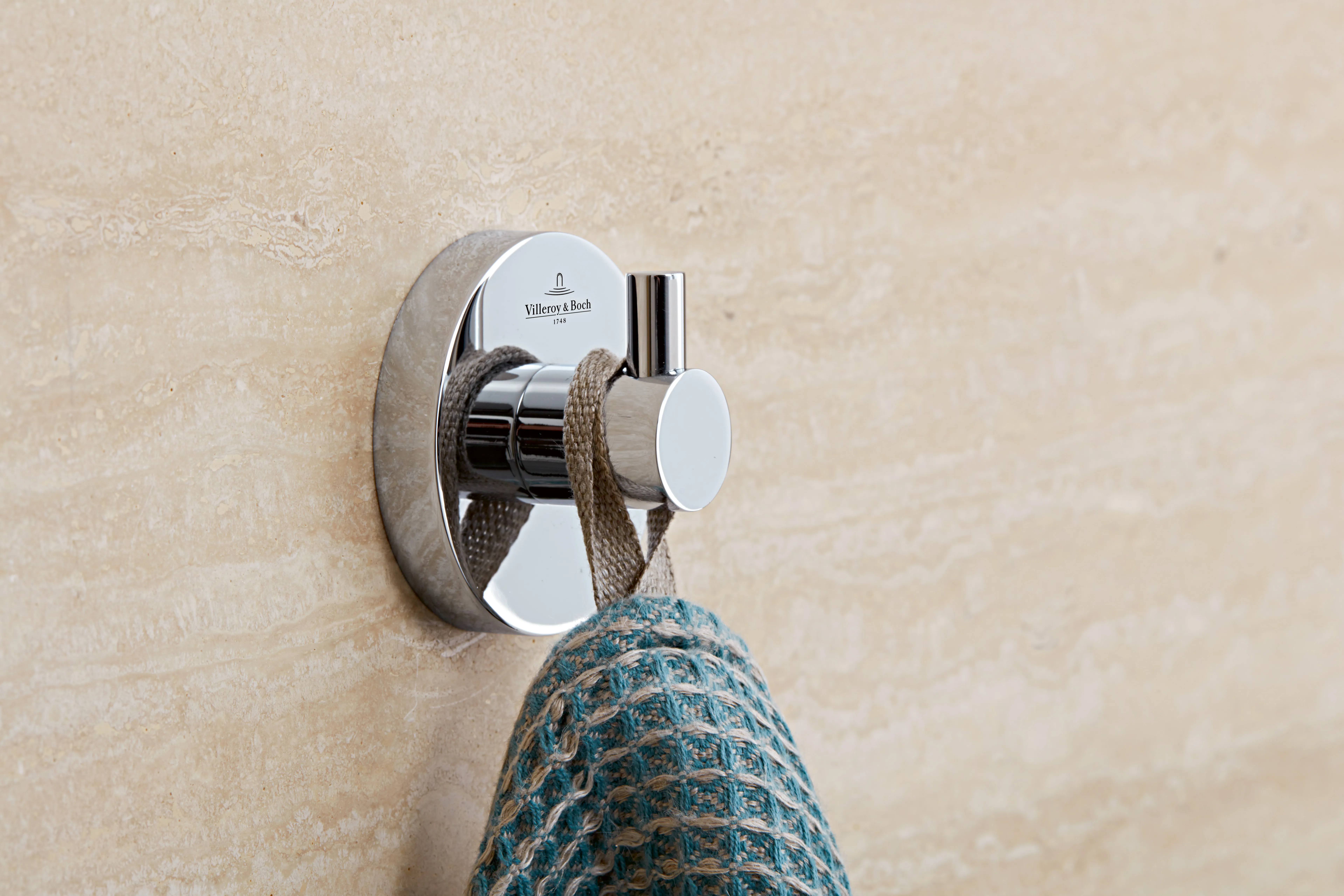 Villeroy & Boch Handtuchhaken „Elements-Tender“ in chrom, Befestigung verdeckt Villeroy & Boch Handtuchhaken „Elements-Tender“ in chrom, Befestigung verdeckt