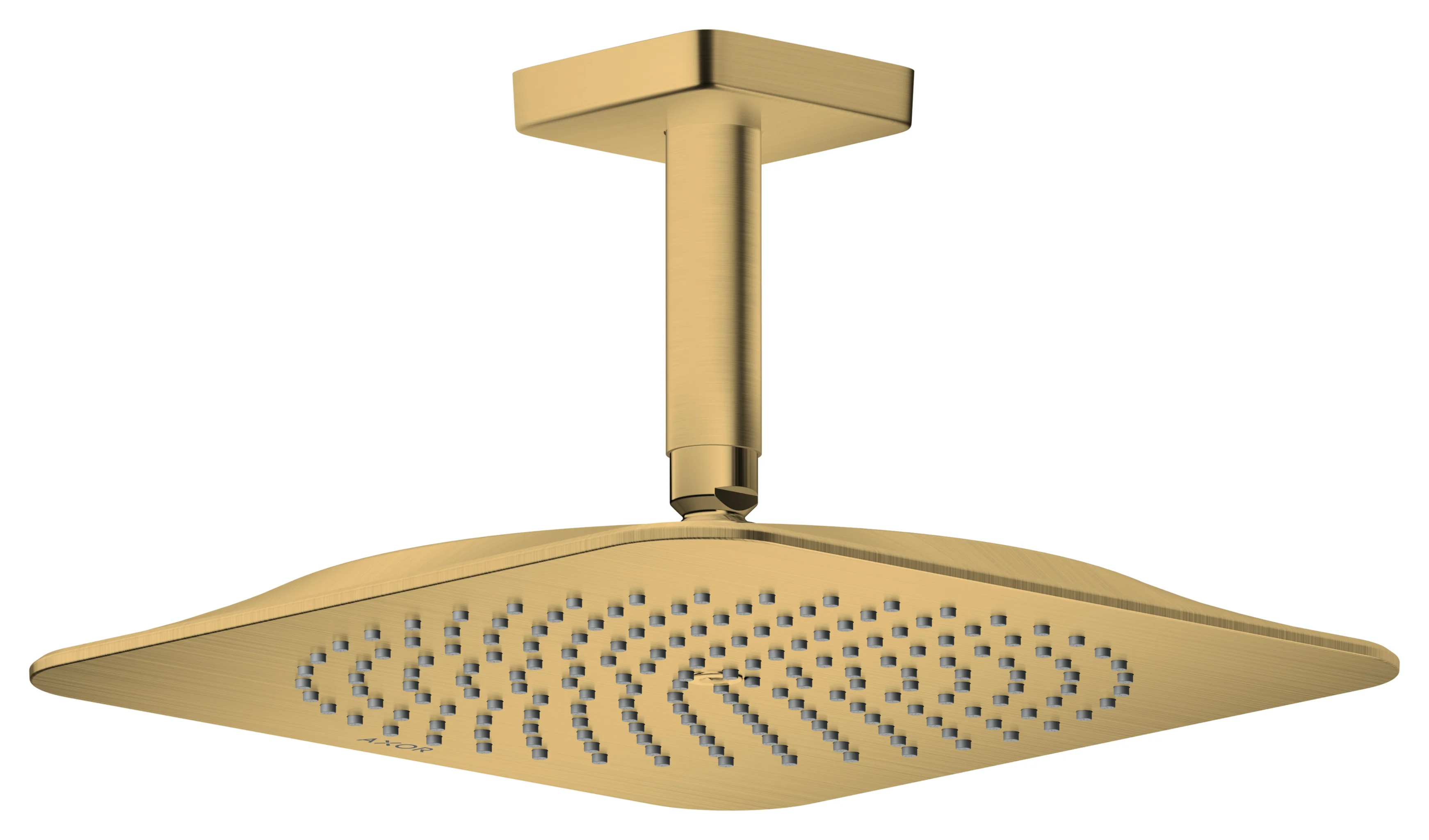 Hansgrohe AXOR Citterio C Kopfbrause 270/270 1jet EcoSmart Brushed Gold Optic Deckenanschluss G 1/2