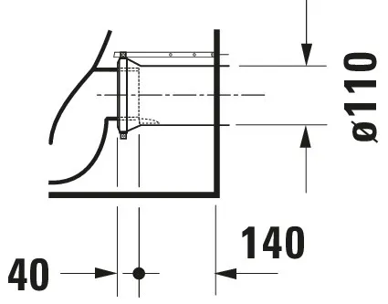 Stand-Tiefspül-WC back to wall „Darling New“ 36 × 40 × 57 cm Stand-Tiefspül-WC back to wall „Darling New“ 36 × 40 × 57 cm