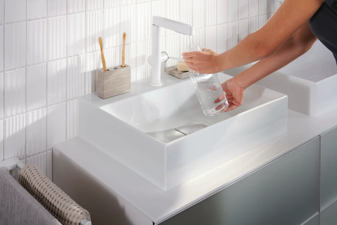 Hansgrohe Xevolos E Aufsatzwaschtisch, Keramik, weiß, 600x480 mm, 140 mm Höhe, ohne Hahnloch und Überlauf Hansgrohe Xevolos E Aufsatzwaschtisch, Keramik, weiß, 600x480 mm, 140 mm Höhe, ohne Hahnloch und Überlauf