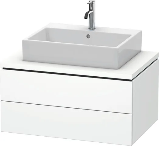 Duravit Waschtischunterschrank wandhängend „L-Cube“ 82 × 40 × 54,7 cm Weiß Matt Duravit Waschtischunterschrank wandhängend „L-Cube“ 82 × 40 × 54,7 cm Weiß Matt