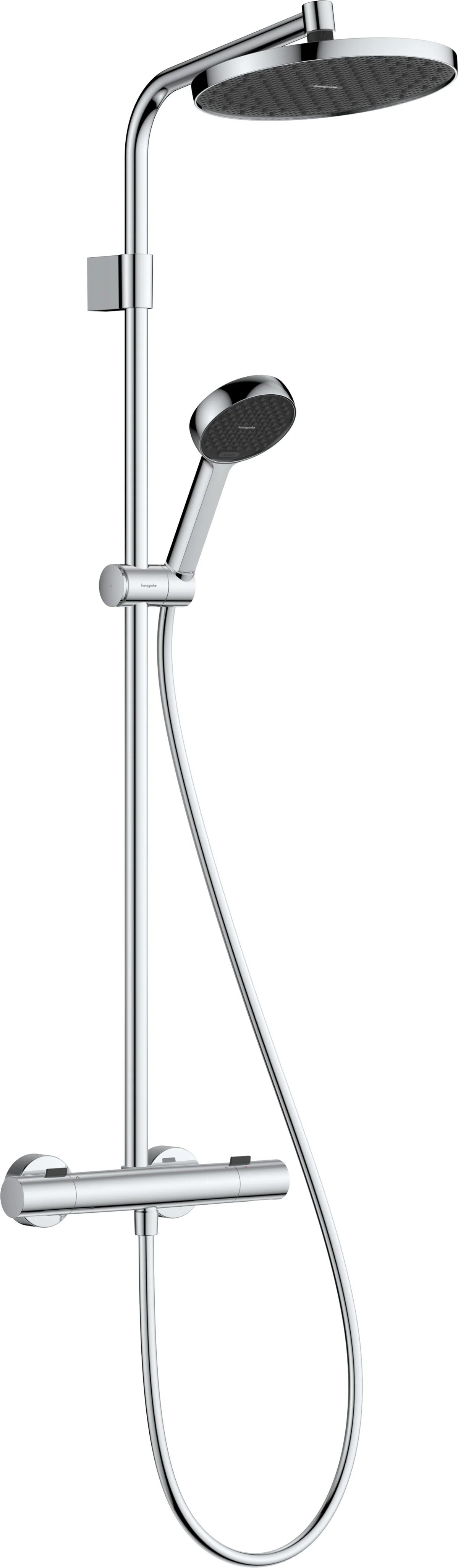 Hansgrohe Activera S Showerpipe 240 1jet EcoSmart+ mit Ecostat Fine Varia, Chrom