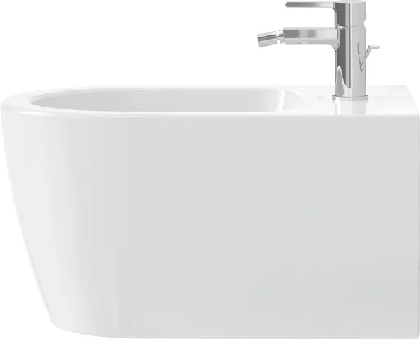 Duravit Wand-Bidet „ME by Starck“, Befestigung verdeckt 37 × 57 × 29,5 cm in Weiß Hochglanz Duravit Wand-Bidet „ME by Starck“, Befestigung verdeckt 37 × 57 × 29,5 cm in Weiß Hochglanz