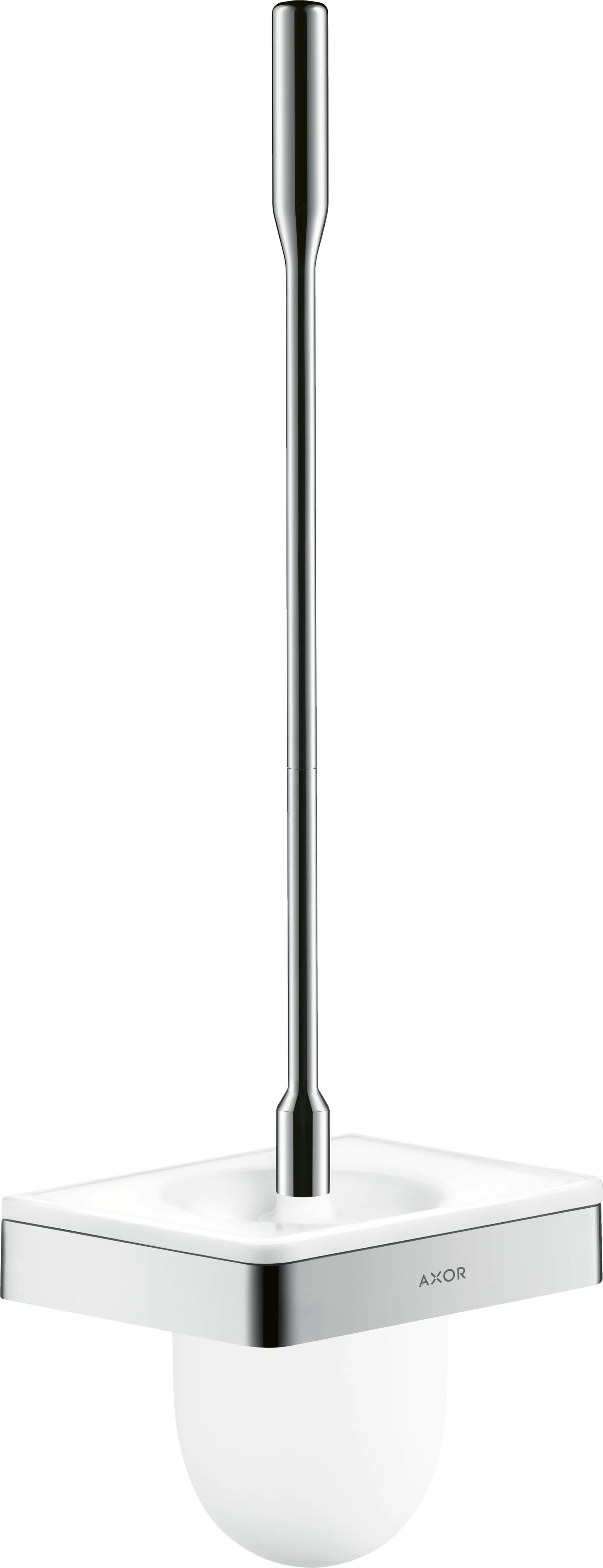 Hansgrohe AXOR Universal Softsquare Toilettenbürstenhalter Wandmontage Chrom, herausnehmbarer Glas-Einsatz, verdeckte Befestigung, Bohrloch-Durchmesser 6 mm Hansgrohe AXOR Universal Softsquare Toilettenbürstenhalter Wandmontage Chrom, herausnehmbarer Glas-Einsatz, verdeckte Befestigung, Bohrloch-Durchmesser 6 mm