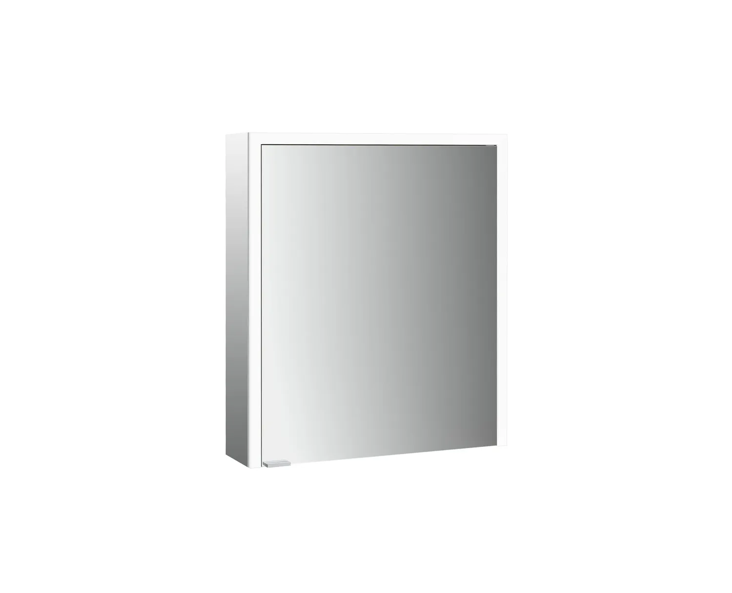 emco prime 3 emco asis PG2 emco LED-Lichtspiegelschrank Prime 3 Aufputz, 600 mm, Anschlag rechts Rückwand weiß