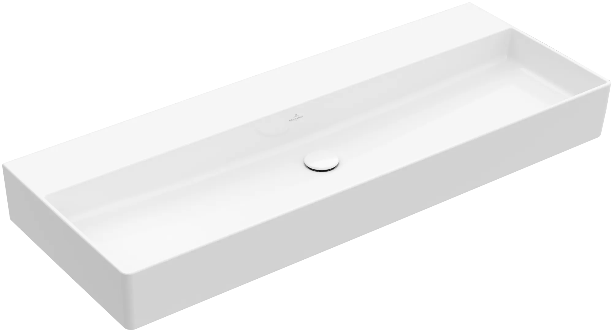 Villeroy & Boch Wandwaschtisch aus TitanCeram geschliffen „Memento 2.0“ 1200 × 470 × 150 mm, ohne Hahnlochbohrung in Weiß Alpin Villeroy & Boch Wandwaschtisch aus TitanCeram geschliffen „Memento 2.0“ 1200 × 470 × 150 mm, ohne Hahnlochbohrung in Weiß Alpin
