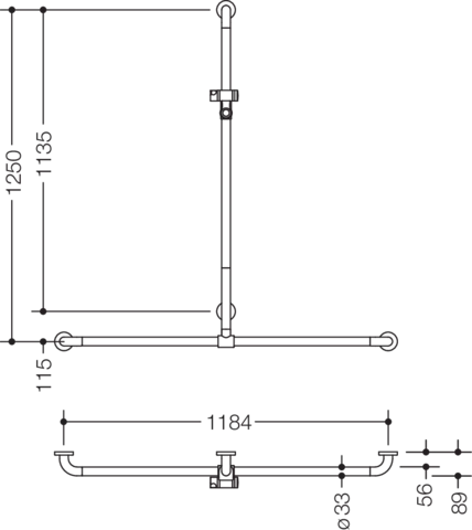 HEWI Haltegriff „Serie 801“