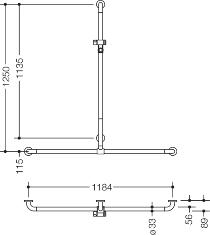 HEWI Haltegriff „Serie 801“ HEWI Haltegriff „Serie 801“