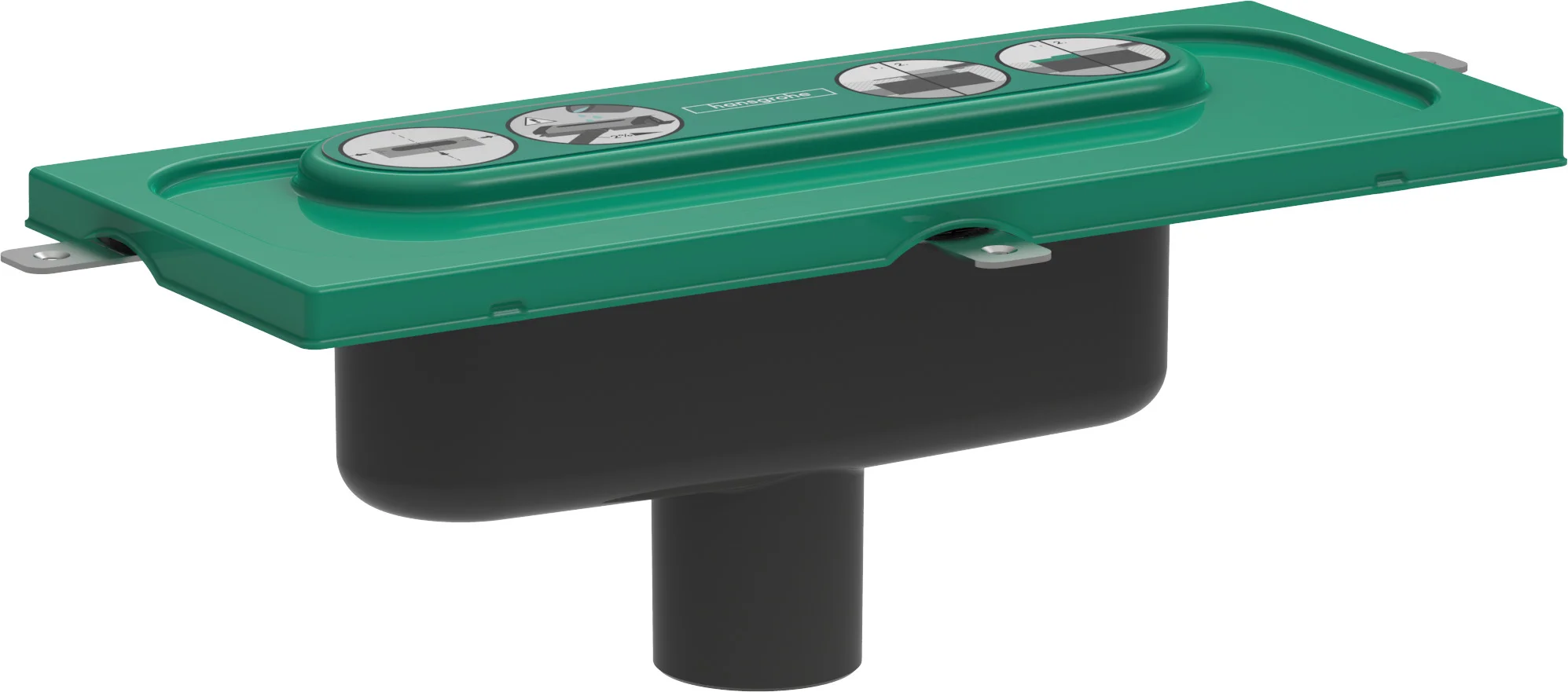 Hansgrohe uBox universal Ablaufgehäuse für Duschrinnen - DN50, Sperrwasserhöhe 50 mm, Mindestbauhöhe 75 mm, bis zu 42 l/min Ablaufleistung mit Siphon Hansgrohe uBox universal Ablaufgehäuse für Duschrinnen - DN50, Sperrwasserhöhe 50 mm, Mindestbauhöhe 75 mm, bis zu 42 l/min Ablaufleistung mit Siphon