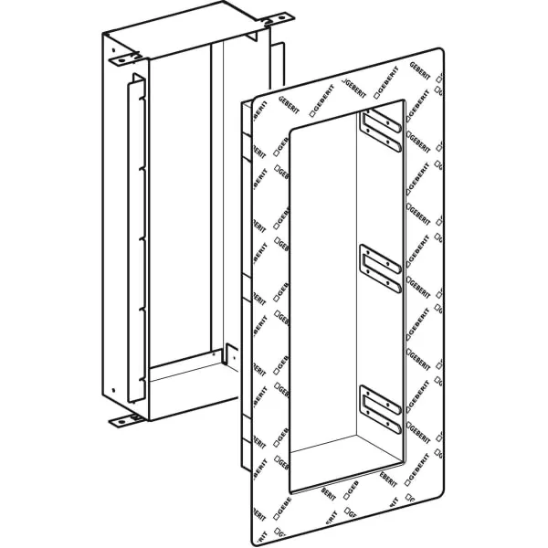 Geberit Vorwand-/Einbauelement für Bad-/Duscharmatur „GIS“ 770 × 280 × 160 mm