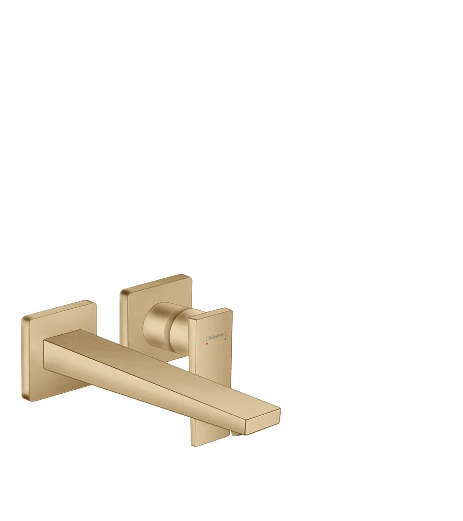 Hansgrohe Metropol Einhebel-Waschtischmischer Unterputz, Brushed Bronze, Ausladung 225 mm, Hebelgriff, Normalstrahl, max. Durchfluss 5 l/min