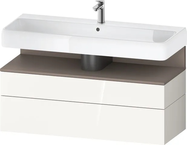 Duravit Waschtischunterschrank wandhängend „Qatego“ 119 × 59 × 47 cm, mit Beleuchtung Duravit Waschtischunterschrank wandhängend „Qatego“ 119 × 59 × 47 cm, mit Beleuchtung