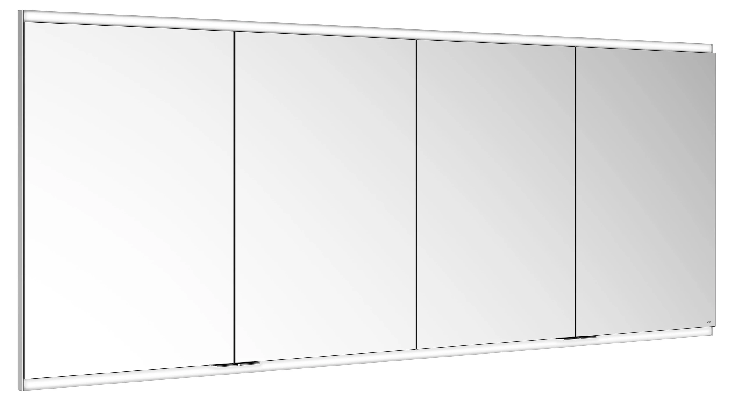 KEUCO Royal Modular 2.0 Spiegelschrank beleuchtet Wandeinbau silber-eloxiert