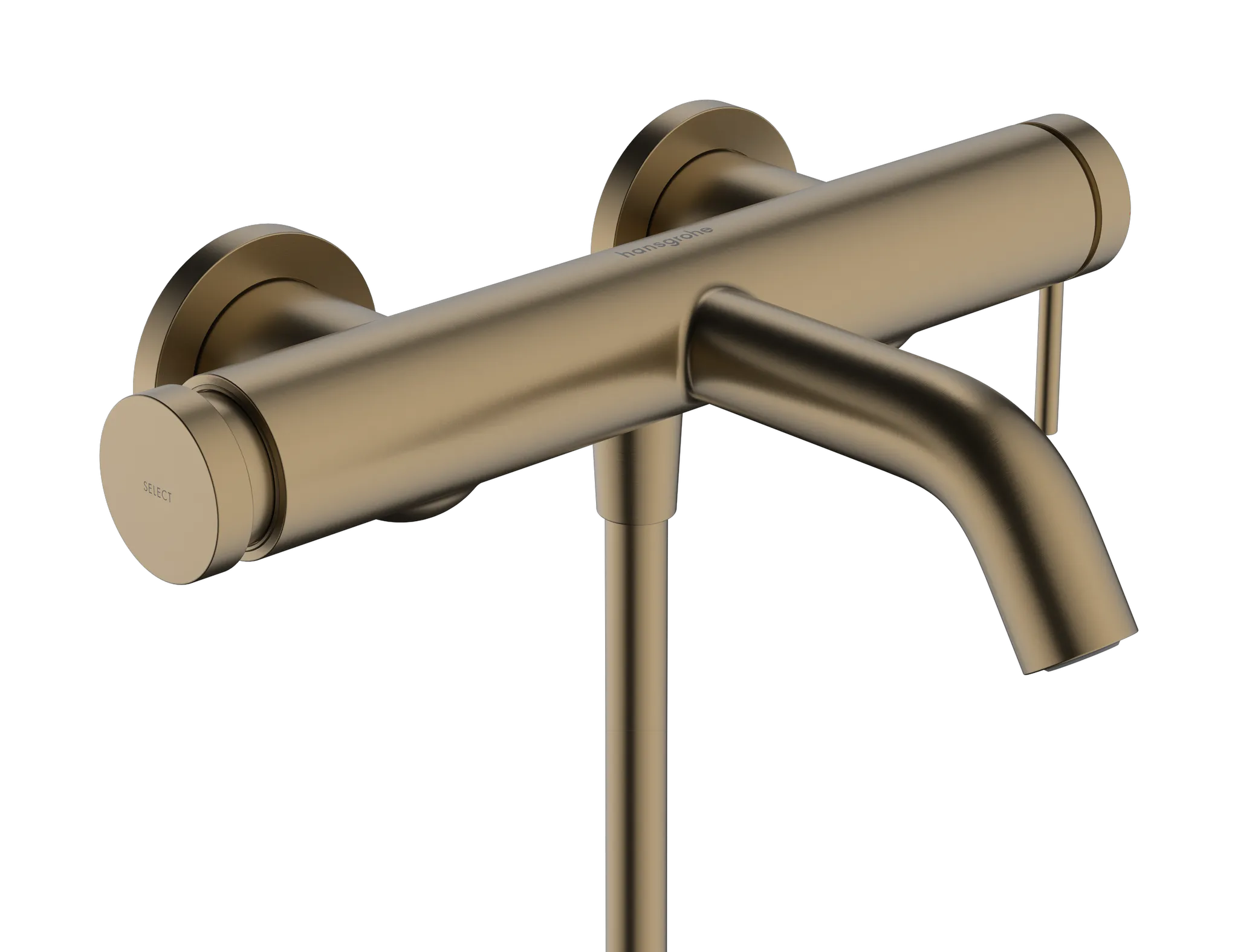 Hansgrohe Tecturis S Einhebel-Wannenmischer Aufputz, Brushed Bronze